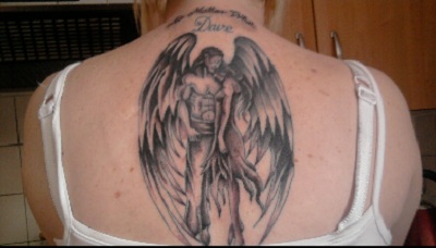 My angel tattoo