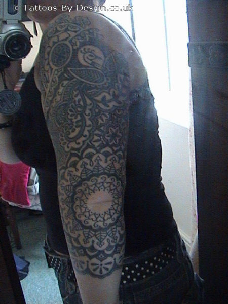 My finished three quarter sleeve 