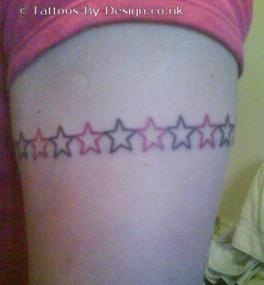 My star armband tattoo