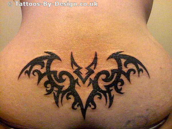 My tribal bat Tattoo