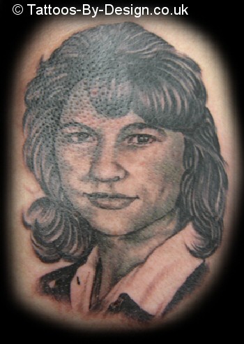 Portrait of customers wife 