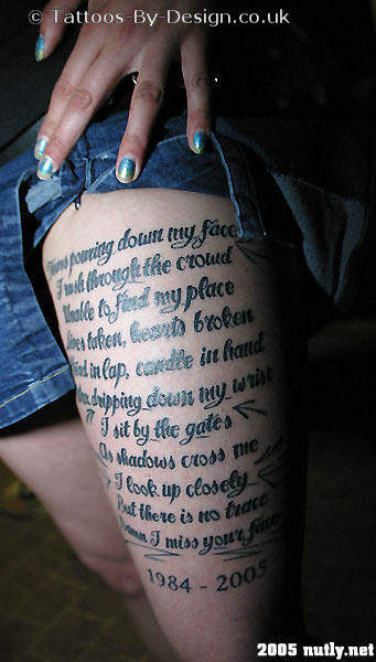 cursive letters tattoo_23. Tattoo Designs Rip