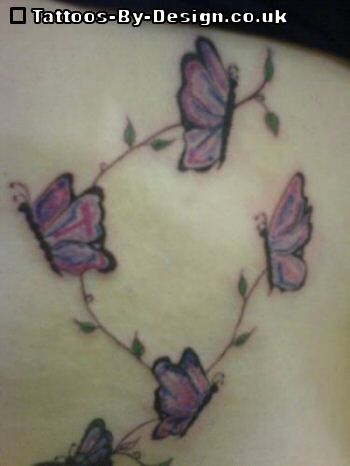 butterfly vine Tattoo butterfly vine Tattoo