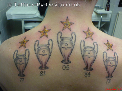 champions league Tattoo