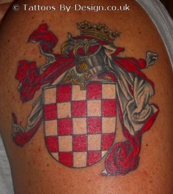 coat of arms tattoo. coat of arms tattoo.