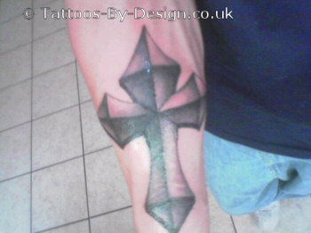 Cross Tattoos Forearm