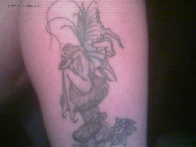 fairie on mushroom