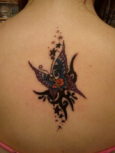 freehand butterfly