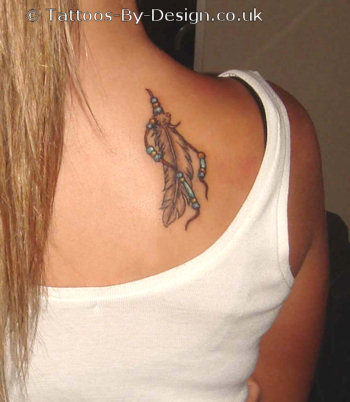 indian feather Tattoo