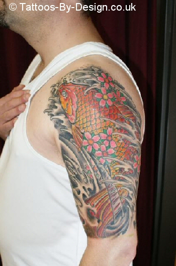 koi half sleeve Tattoo koi half sleeve Tattoo
