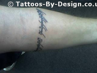 Lord Of The Rings Arm Band Tattoo