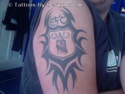 my tribal everton tat