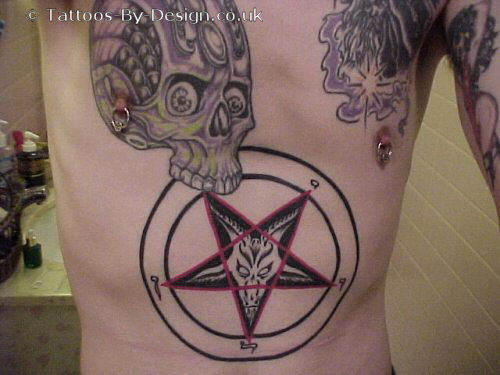 So as my friends were getting pentagram and swastika tattoos, I was hanging 
