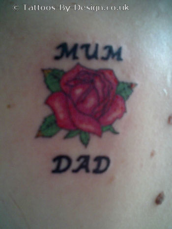 rose with mum and dad