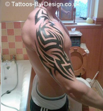  Sleeve Tattoos on Rate My Tattoo Tattoos Tattoo Act Tribal Half Sleeve 6792126536158 Jpg