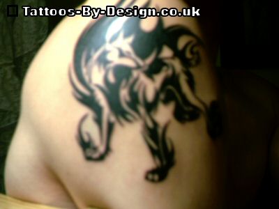 Tattoo Tribal Wolf