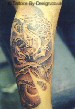 dragon on my leg